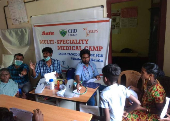 CHD Group and partners begin Medical Relief Phase in Kerala Floods