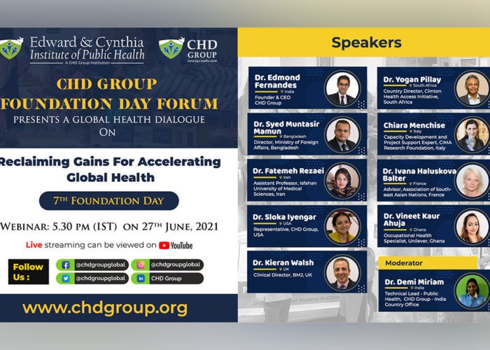 7th Foundation Day of CHD Group discusses Global Health and Sustainability